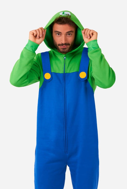 Feestbazaar Luigi Onesie Volwassen