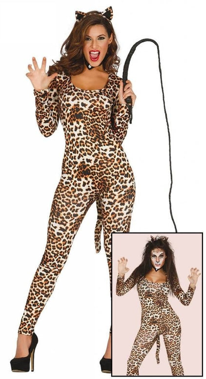 Feestbazaar Luipaard bodysuit