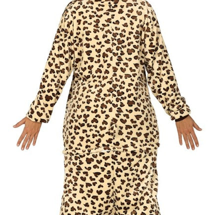Feestbazaar Luipaard Jumpsuit Volwassenen