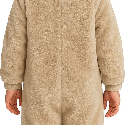 Feestbazaar Lulu Monster Onesie Kind Beige