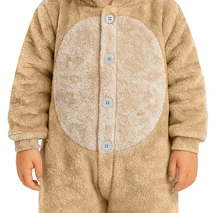 Feestbazaar Lulu Monster Onesie Kind Beige