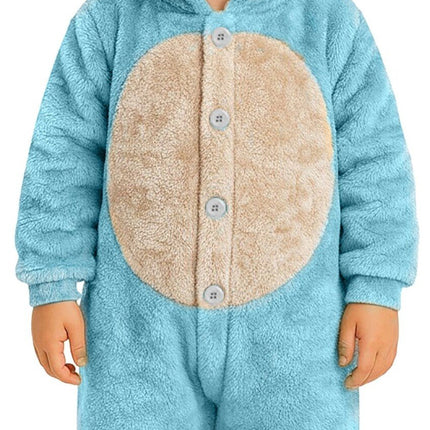 Feestbazaar Lulu Monster Onesie Kind Blauw