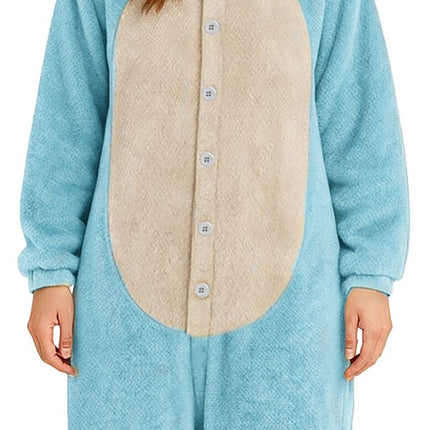 Feestbazaar Lulu Monster Onesie Vrouw Blauw