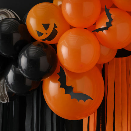 Feestbazaar Luxe Ballon Decoratie Set Halloween