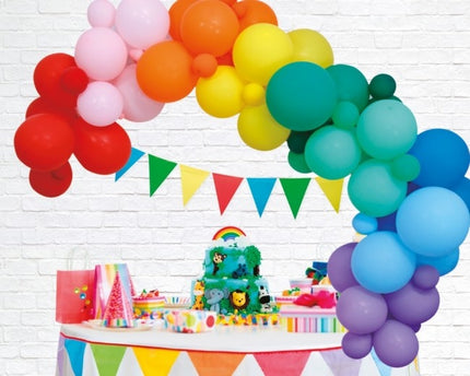 Feestbazaar Luxe Ballon Decoratie Set Rainbow
