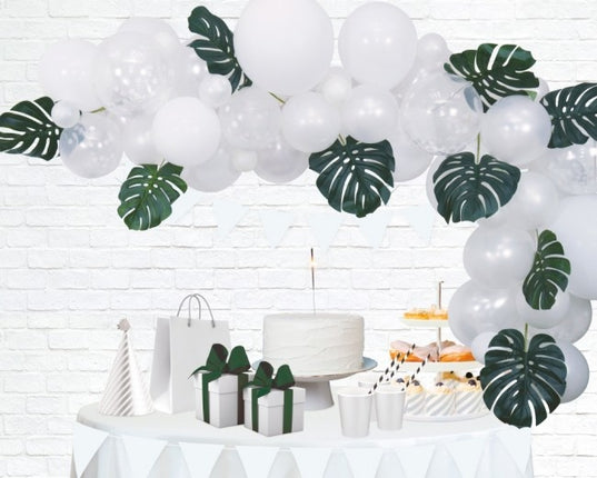 Feestbazaar Luxe Ballon Decoratie Set Wit