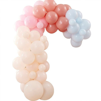 Feestbazaar Luxe Ballonnenboog Muted Pastels Backdrop