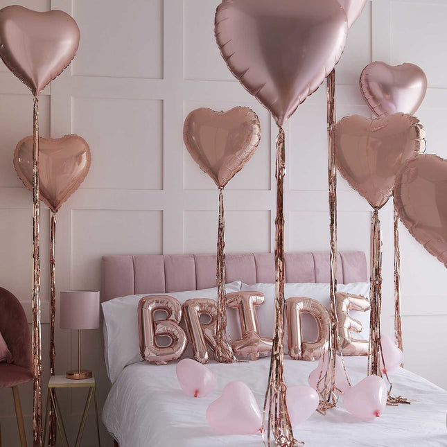 Feestbazaar Luxe Bride Ballon Set Rose Goud