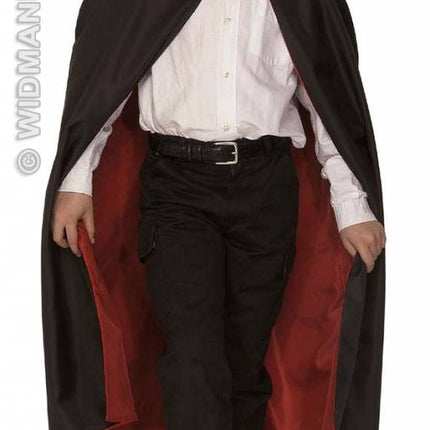 Feestbazaar Luxe gevoerde cape (115cm)