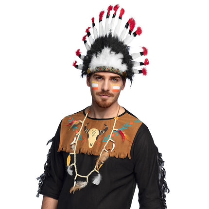 Feestbazaar Luxe indianenketting