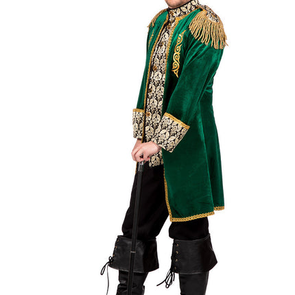 Feestbazaar Luxe Jas Markies Groen Gronsfeld