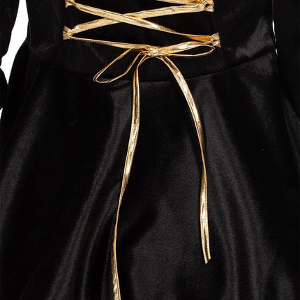 Feestbazaar Luxe Jas Markiezin Zwart Borch