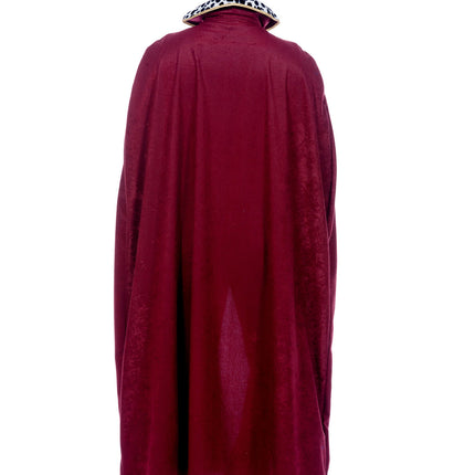 Feestbazaar Luxe Koningsmantel Heren Bordeaux