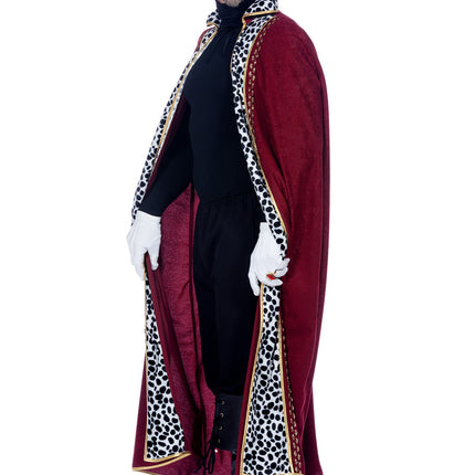 Feestbazaar Luxe Koningsmantel Heren Bordeaux