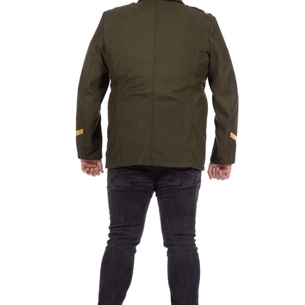 Feestbazaar Luxe Legerofficier Jas Militair Heren