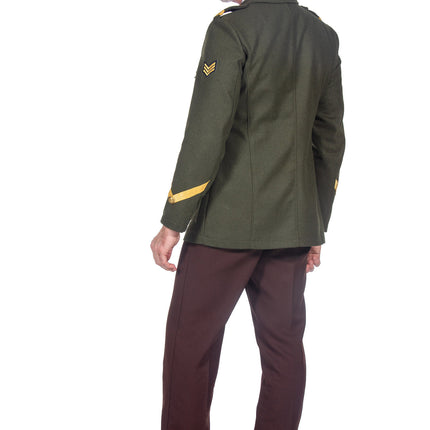 Feestbazaar Luxe Legerofficier Jas Militair Heren