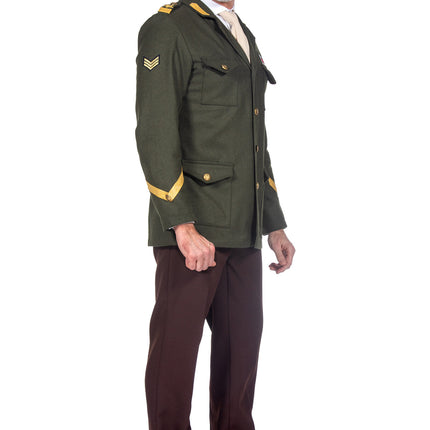 Feestbazaar Luxe Legerofficier Jas Militair Heren