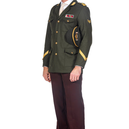 Feestbazaar Luxe Legerofficier Jas Militair Heren