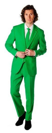 Feestbazaar Luxe maatpak heren groen