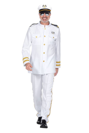 Feestbazaar Luxe Navy Officier Kostuum Heren