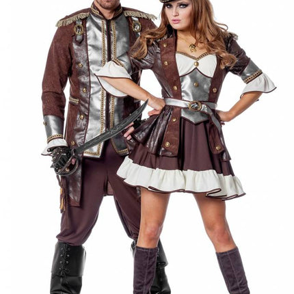 Feestbazaar Luxe Piratenpak heren