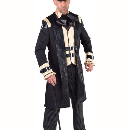 Feestbazaar Luxe Steampunk jas man