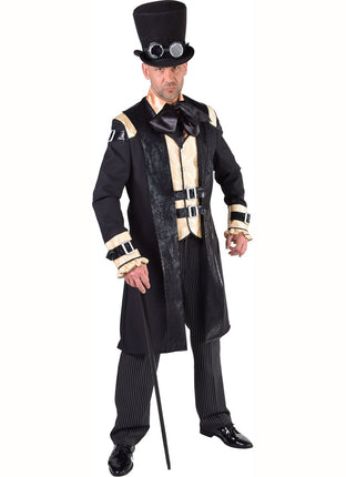 Feestbazaar Luxe Steampunk jas man