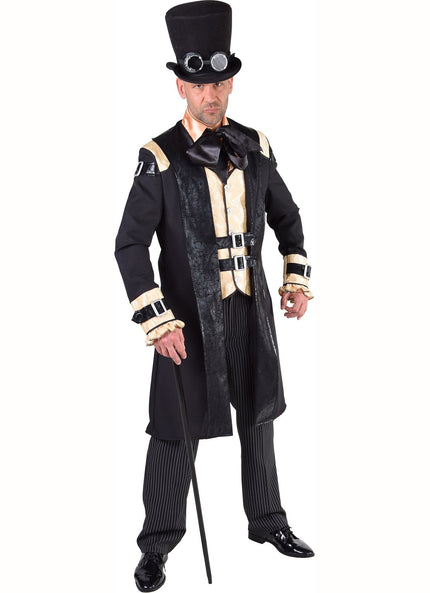 Feestbazaar Luxe Steampunk jas man
