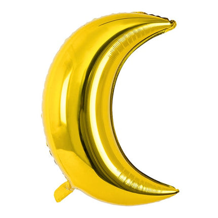 Feestbazaar Maan Folieballon goud 60cm