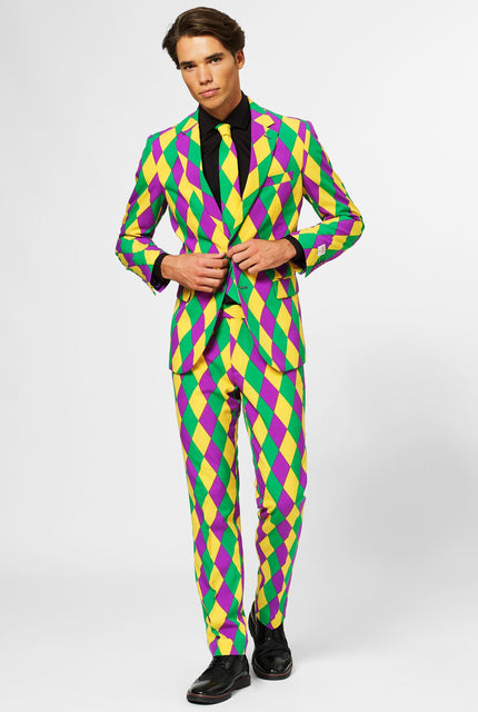 Feestbazaar Maatpak Carnaval Harlekijn