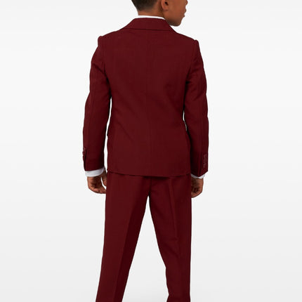 Feestbazaar Maatpak Chic Jongen Burgundy Opposuits