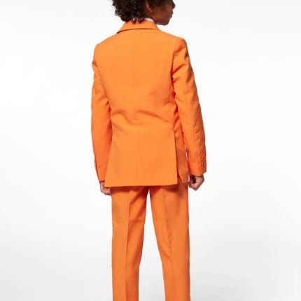Feestbazaar Maatpak Chic Jongen Oranje Opposuits