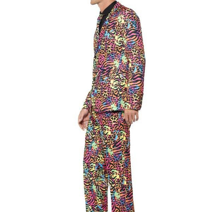Feestbazaar Maatpak neon panter