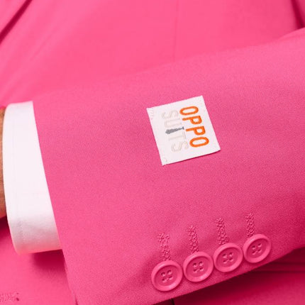 Feestbazaar Maatpak roze elite Opposuits