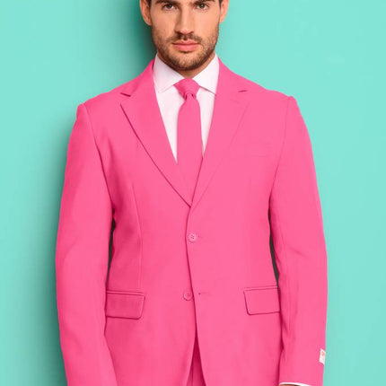Feestbazaar Maatpak roze elite Opposuits