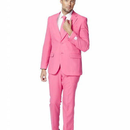 Feestbazaar Maatpak roze elite Opposuits