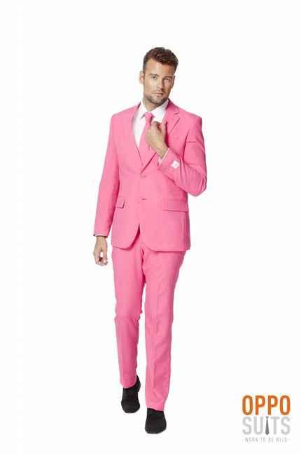 Feestbazaar Maatpak roze elite Opposuits