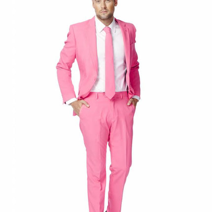 Feestbazaar Maatpak roze elite Opposuits
