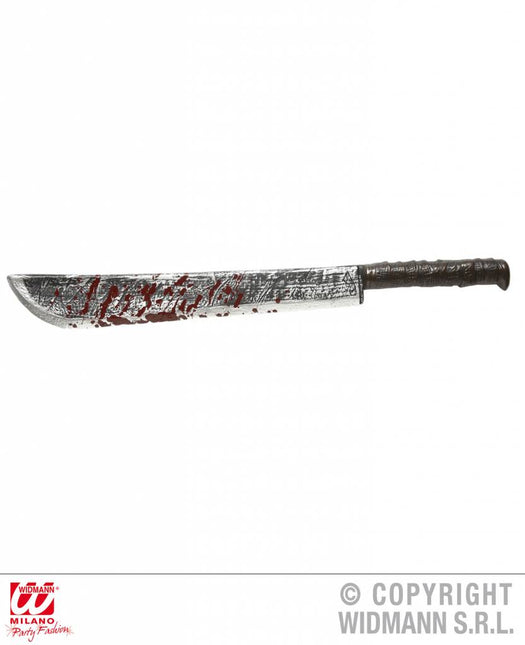 Feestbazaar Machette 75cm met bloed