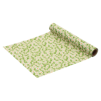 Feestbazaar Madelief Tafelloper Groen (28x300cm)