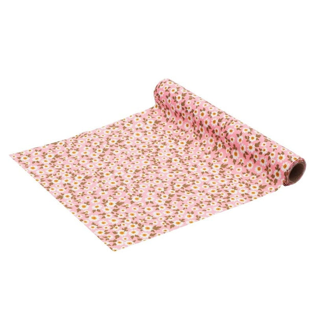 Feestbazaar Madelief Tafelloper Roze (28x300cm)