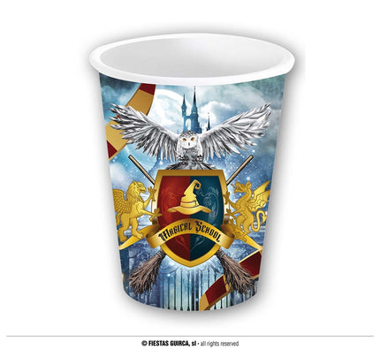 Feestbazaar Magical School Bekers Harry 240ml (6st)
