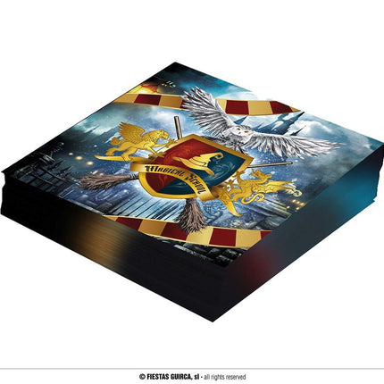 Feestbazaar Magical School Servetten Harry (12st)