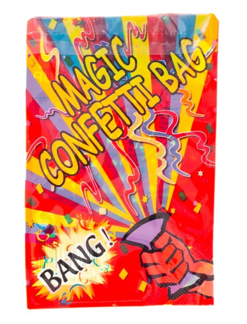 Feestbazaar Magische confetti knalzakjes - 10 zakjes