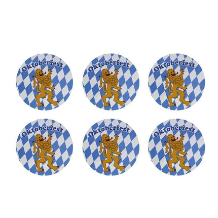 Feestbazaar Magnetische Onderzetters Oktoberfest (6st)