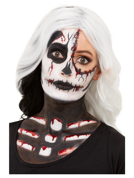 Feestbazaar Make-Up FX, Skeleton Kit, Aqua