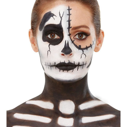 Feestbazaar Make-Up FX, Skeleton Kit, Aqua