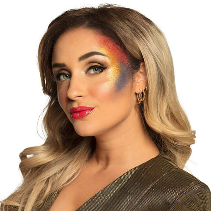 Feestbazaar Make-Up Palette Glitter - 6 kleuren