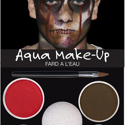 Feestbazaar Make-Up Set Aqua Horror
