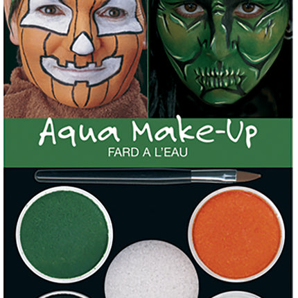 Feestbazaar Make-up Set Heks/Pompoen